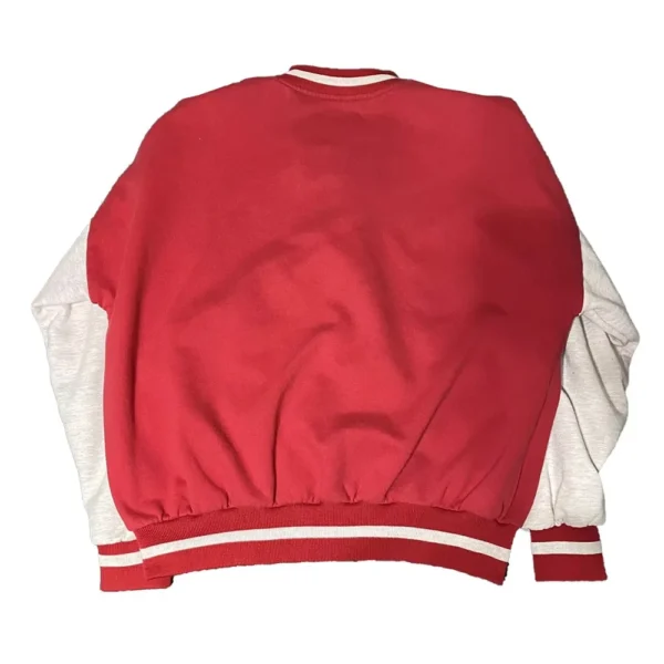 Fresno State Bulldogs 90s Wool Varsity Red and Grey Jackets