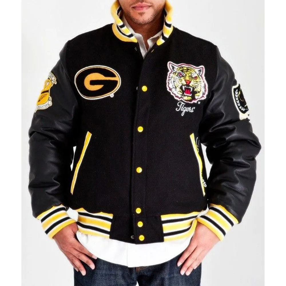 Grambling State Tigers Black Varsity Jacket