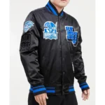 Hampton University Classic Rib Black Satin Black Jackets