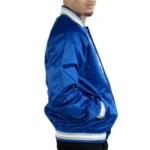 Hampton University Pirates Royal Satin Jacket4