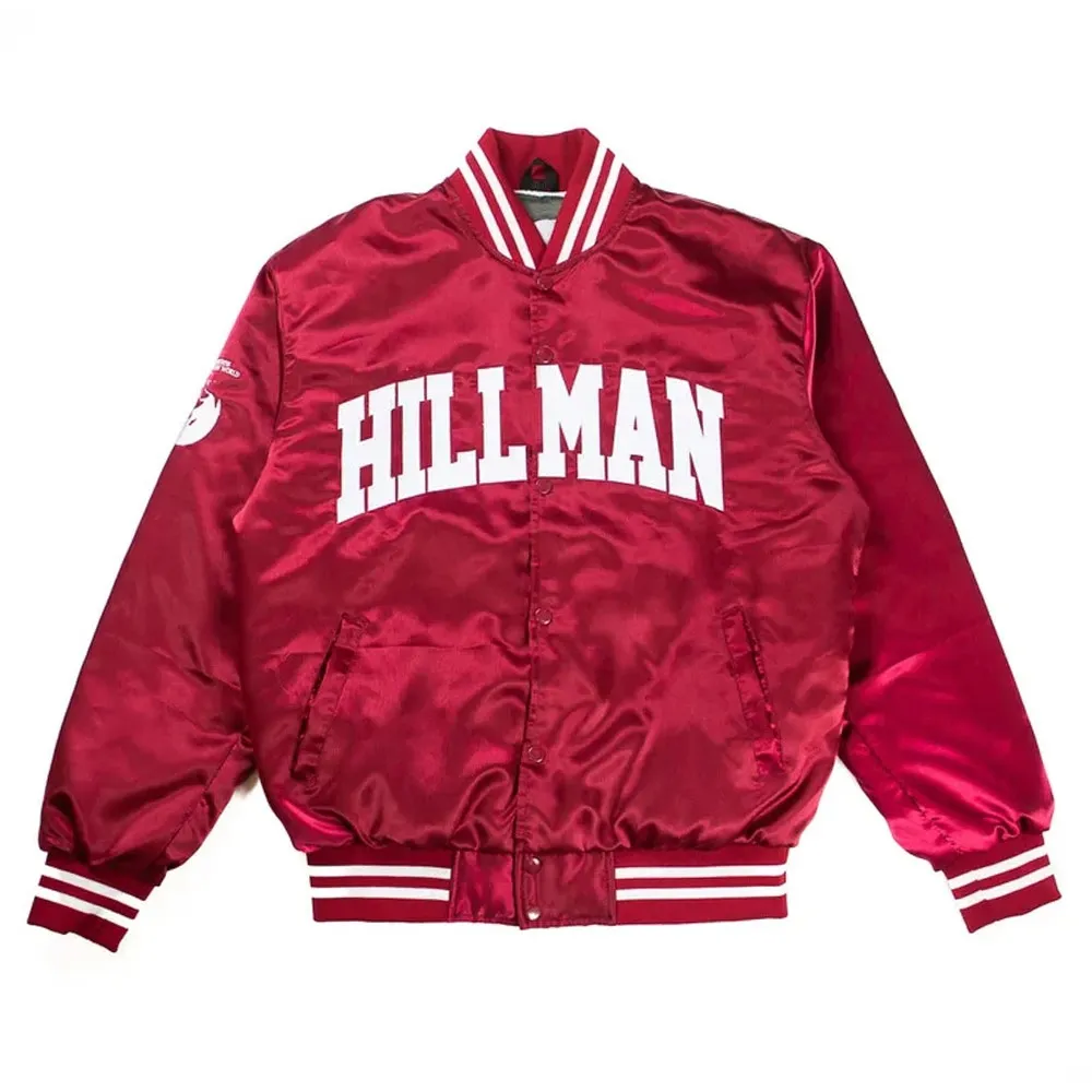 Hillman Baseball Bomber Red Jacket