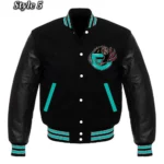 Memphis Grizzlies Black Varsity Jacket5