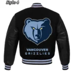 Memphis Grizzlies Black Varsity Jacket9