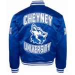 Mens Cheyney University Royal Satin Jackets