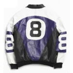 Michael Hoban 8 Ball Logo Purple and Black Jacket (1)