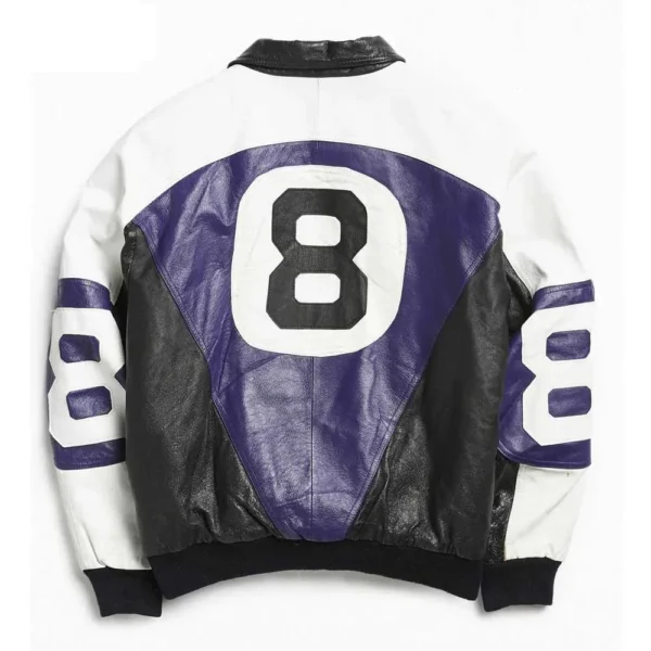 Michael Hoban 8 Ball Logo Purple and Black Jacket (1)