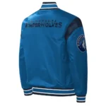 Minnesota Timberwolves Force Play Varsity Satin Jackets