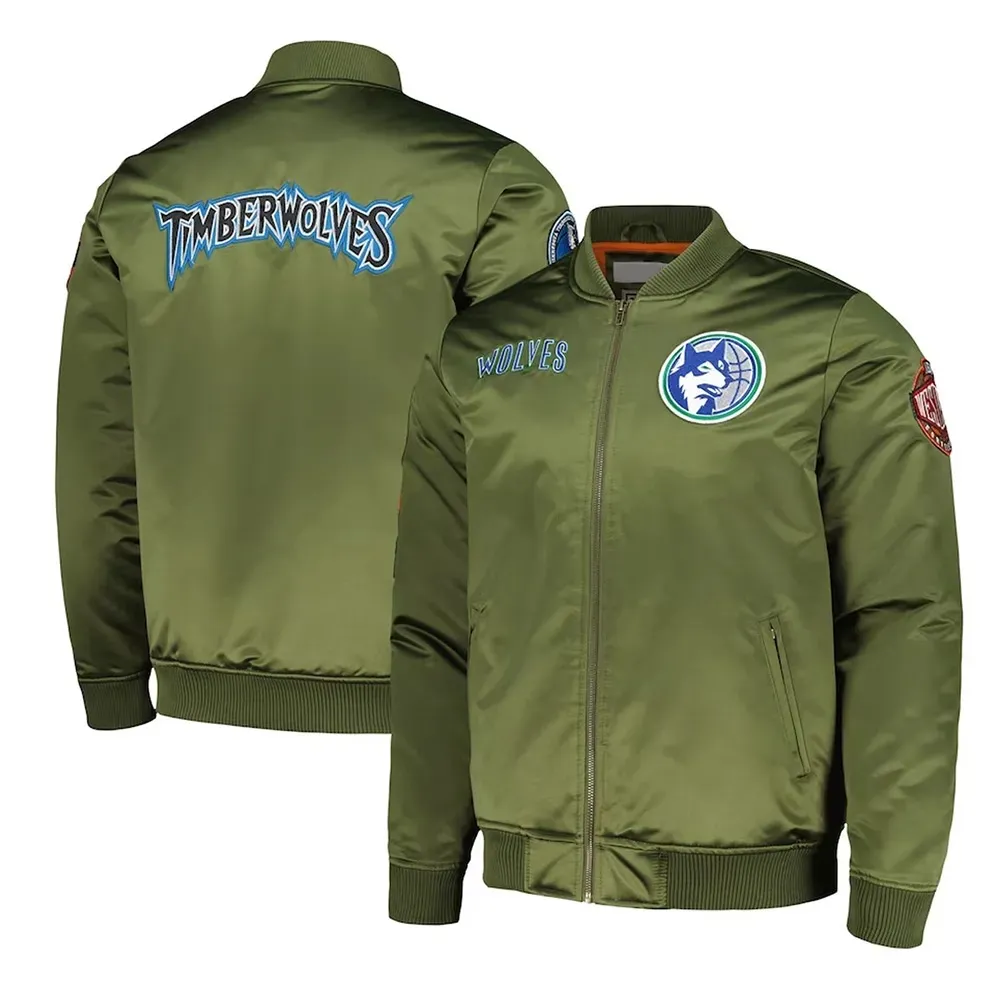 Minnesota Timberwolves Hardwood Classics Retro Jacket