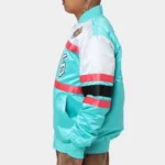 NBA Weekend 1996 Hardwood Classics Teal Satin Jacket5