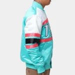 NBA Weekend 1996 Hardwood Classics Teal Satin Jacket6