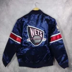 New Jersey Nets Heavyweight Hardwood Satin Jackets