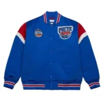 New Jersey Nets Heavyweight Royal Satin Jacket