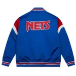 New Jersey Nets Heavyweight Royal Satin Jackets