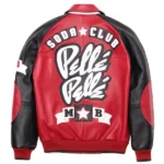 Pelle Pelle Soda Club Plush Red And Black Jackets