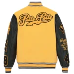 Pelle Pelle Yellow And Black Varsity Jackets