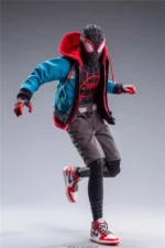 Spider Man Miles Morales Double Bomber Hooded Jacket