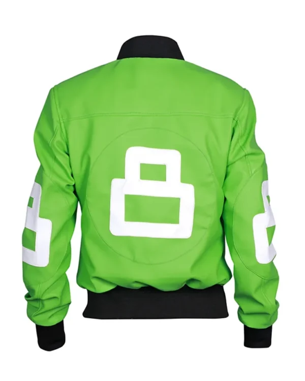 Unisex 8 Ball Green Bomber Jacket4