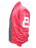 Unisex 8 Ball Pink Bomber Jacket