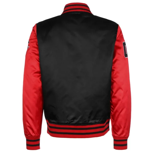 FUBU College Real Satin Varsity Jacket 3