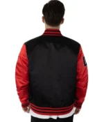 FUBU College Real Satin Varsity Jacket 5