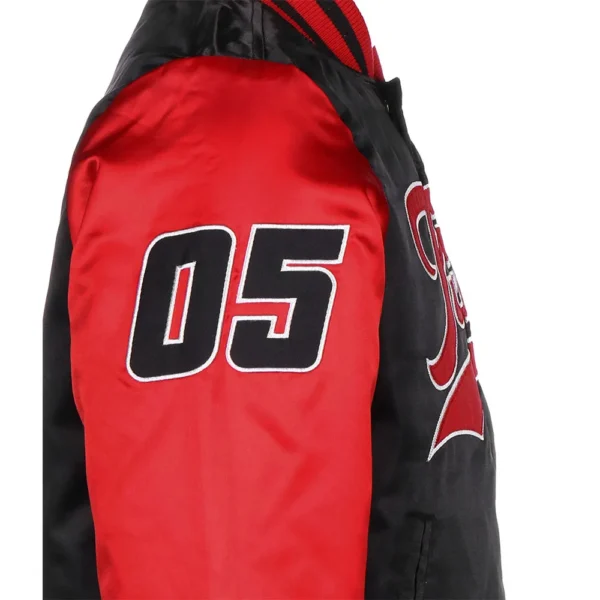 FUBU College Real Satin Varsity Jacket 6