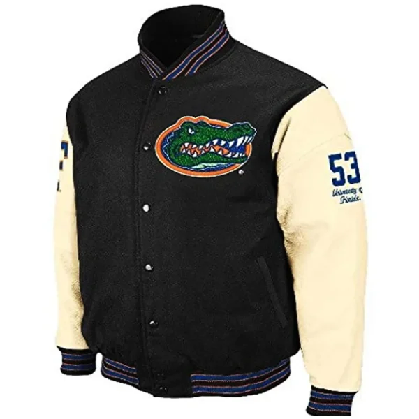 Gators Florida Letterman Wool and Leather Jacket