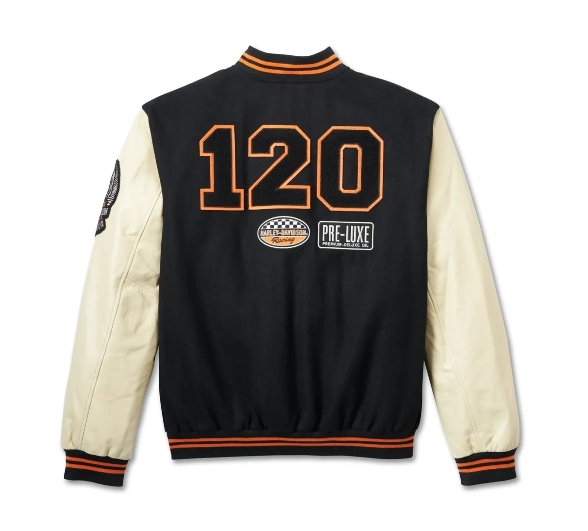 Harley Davidson 120th Anniversary Satin Varsity Jackets