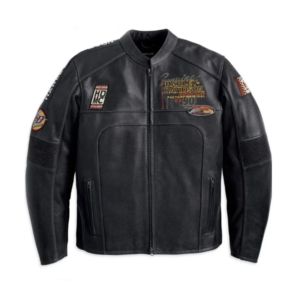 Harley Davidson Regulator Perforated Leather Jacket