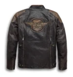 Harley Davidson Triple Vent System Trostel Leather Jacket