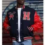 Howard University Navy and Red Varsity Jacket6