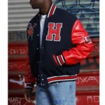 Howard University Navy and Red Varsity Jacket7