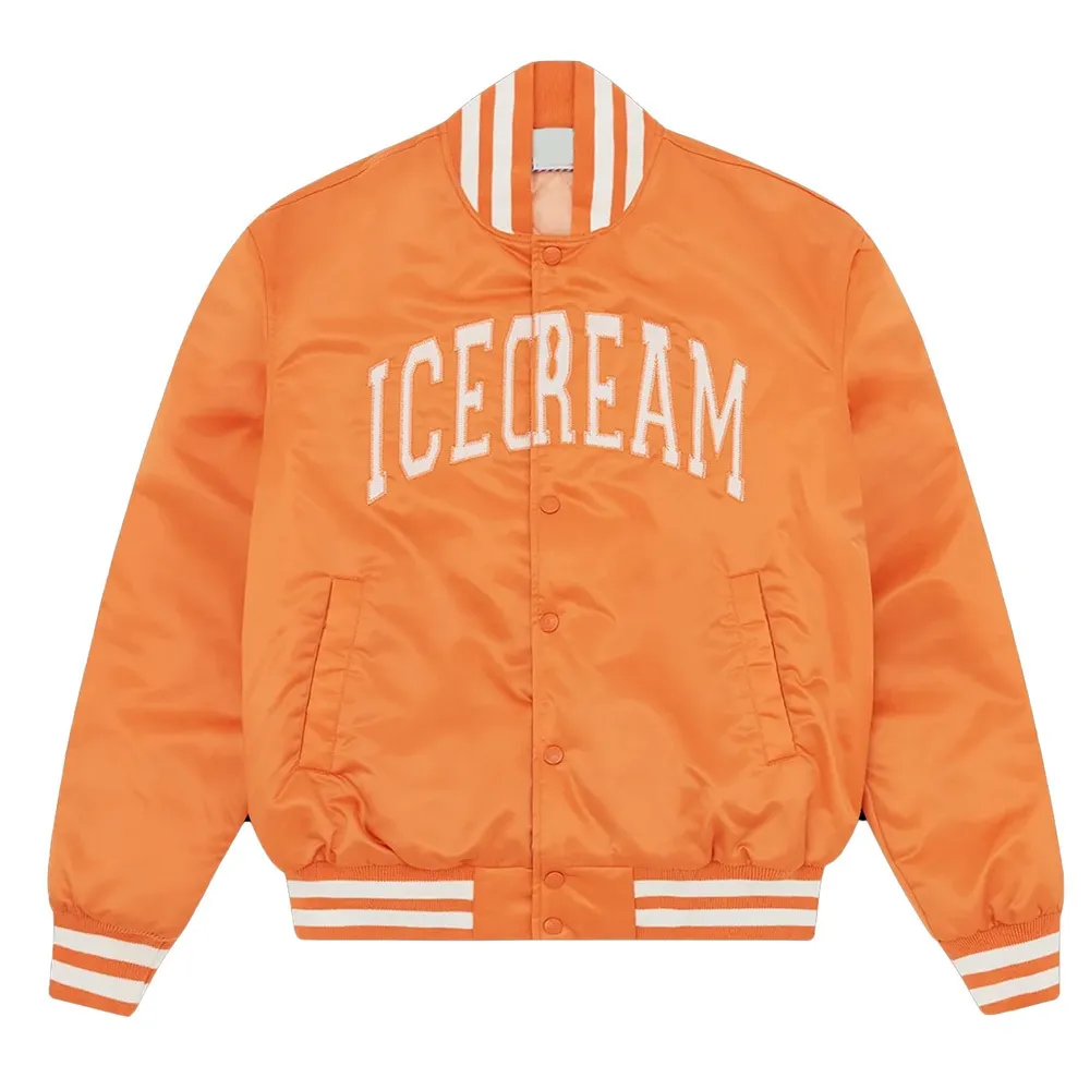 Icecream College Bomber Orange Jacket