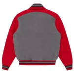 Icecream College Varsity Gray and Red Jackets