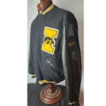 Iowa Hawkeyes 80s Black Real Wool Varsity Jacket 1