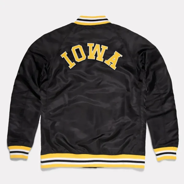 Iowa Hawkeyes Varsity Full-Button Real Satin Jackets