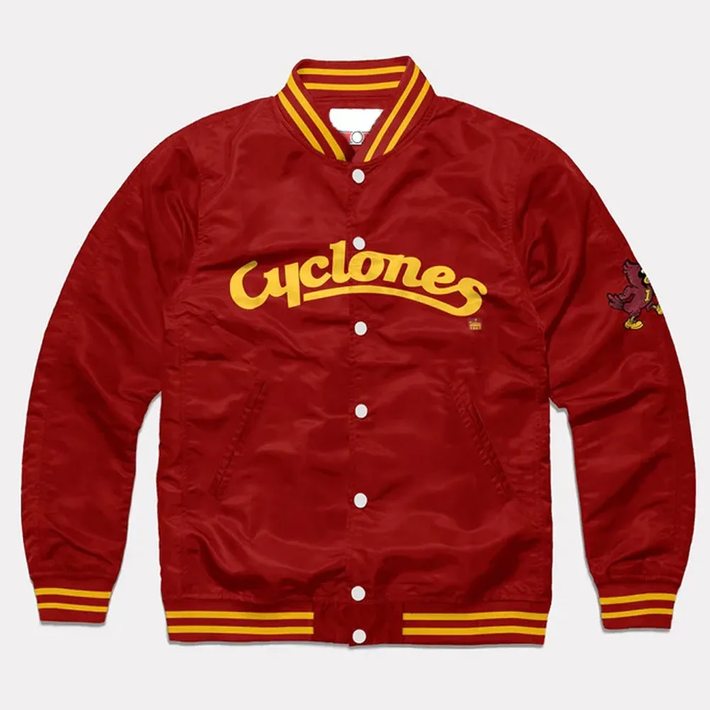 Iowa State Cyclones Script Real Satin Jacket