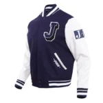 Jackson State University Navy and White Varsity Jackets