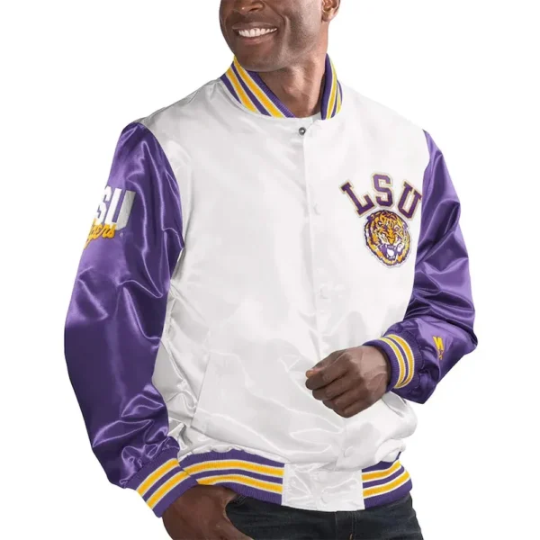 LSU Tigers The Legend Real Satin Jacket 2