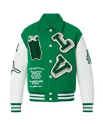 Louis Vuitton Green Varsity Jacket