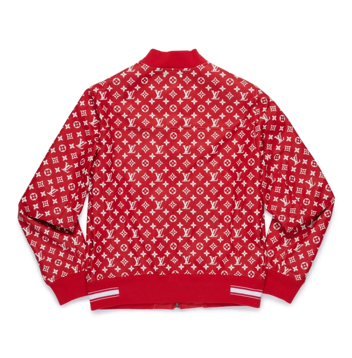 Louis Vuitton Supreme LV Baseball Varsity Jacket2