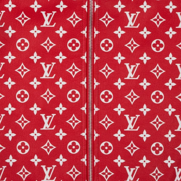 Louis Vuitton Supreme LV Baseball Varsity Jacket3