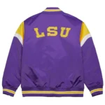 Louisiana State University Purple Heavyweight Real Satin Jackets