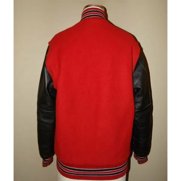 Louisville Cardinals Red and Black Varsity Real Wool Jackets