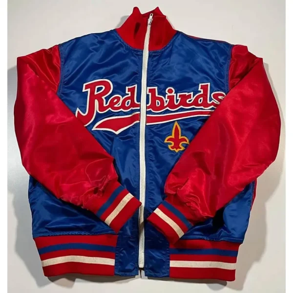 Louisville Redbirds Minors Rare Team Real Satin Jacket