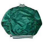 Michigan State Spartans 80s Green Real Satin Jackets