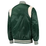 Michigan State Spartans Teddy Green Varsity Real Satin JacketS