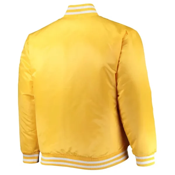 Michigan Wolverines Maize Real Satin Jackets