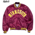 Minnesota Golden Gophers Swingster 90s Red Real Satin Jacket