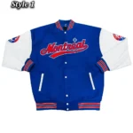 Montreal Expos Varsity Wool and Leather Real Wool Jackets 12