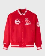 OVO X NBA Atlanta Hawks Varsity Jacket